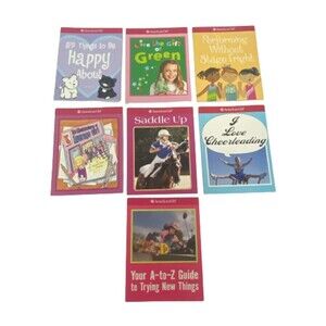 American Girl Chapter Books Lot of 7 Stage Fright, Saddle Up, Cheer & More